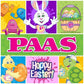 PAAS Neon Easter Egg Decorating Kit - Model J1818AV - Vibrant Neon Colors