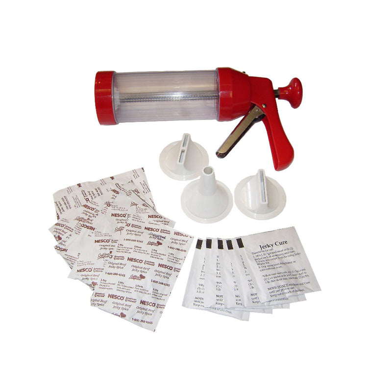 Nesco Jerky Works Jumbo Kit, Stainless Steel, 1 Count, Model BJX-5, Red