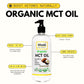 Made By Nature Organic Mct Oil, 32 Oz, Pure Mcts From Coconuts, C8 And C10 Mcts, Keto Diet Friendly, Use In Coffee, High Bioavai