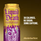 Liquid Death Slaughter Berry Iced Tea, Raspberry Black Tea, Low Calorie, 8-Pack (19.2oz Cans)