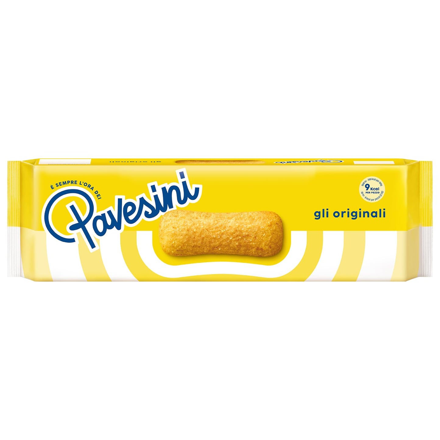 Pavesini Plain 7.05Oz (200G) - Authentic Italian Light & Crispy Biscuits - Perfect For Snacking  Desserts  And Tiramisu - Made With Natural Ingredients And No Palm Oil