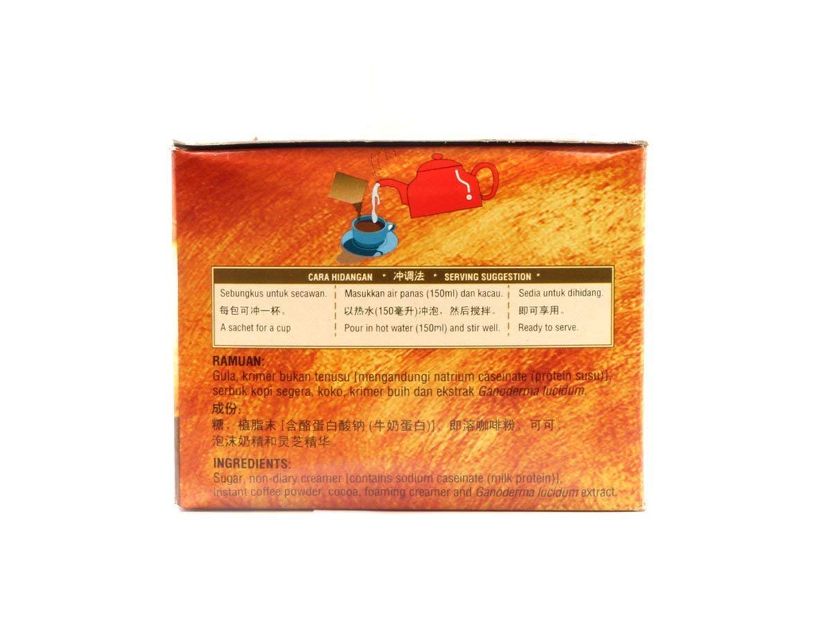 10 Boxes Gano Cafe Mocha Coffee Ganoderma Lucidum Extract + Free Expedited Shipping To Usa By Ecbuy