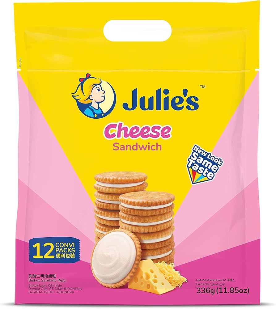 JULIE S CHEESE SANDWICH BISCUITS 336G [MY] S