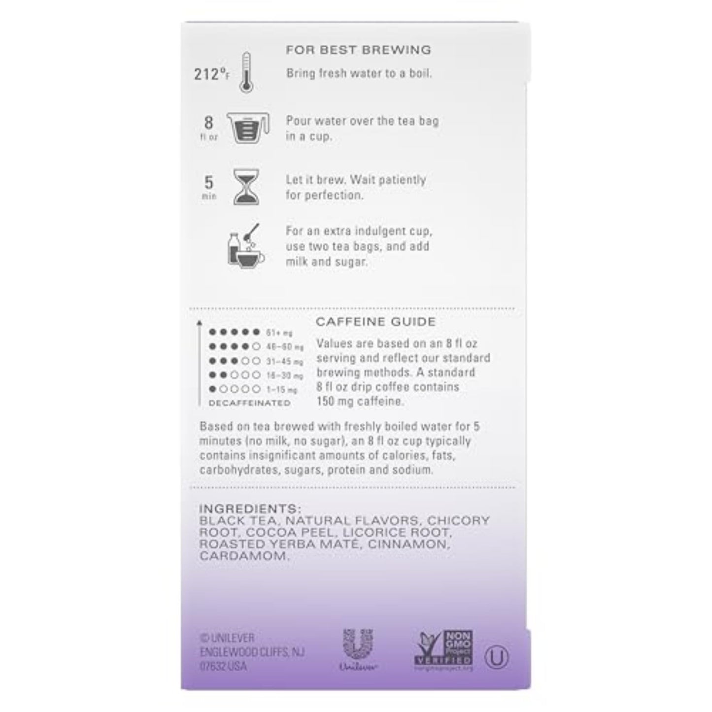 TAZO Dessert Delights Vanilla Bean Macaron Tea Bags, Sugar and Calorie Free, 15 Count (Pack of 6)
