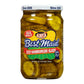 Best Maid Products 24oz Glass Jars - Dill, Kosher, Hamburger Slices & Habanero Chips - 4 Pack