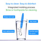 New Version Tongue Scraper Cleaner For Adults & Kids, Medical Grade Metal Tongue Brushes Set For Fresh Breath Dental Eliminate B