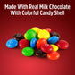M&M Milk Chocolate Bundle - Chocolate Candy Bulk Pack of 2 Pounds  70 CT M&M Fun Mix of Chocolate  - Candy Bulk