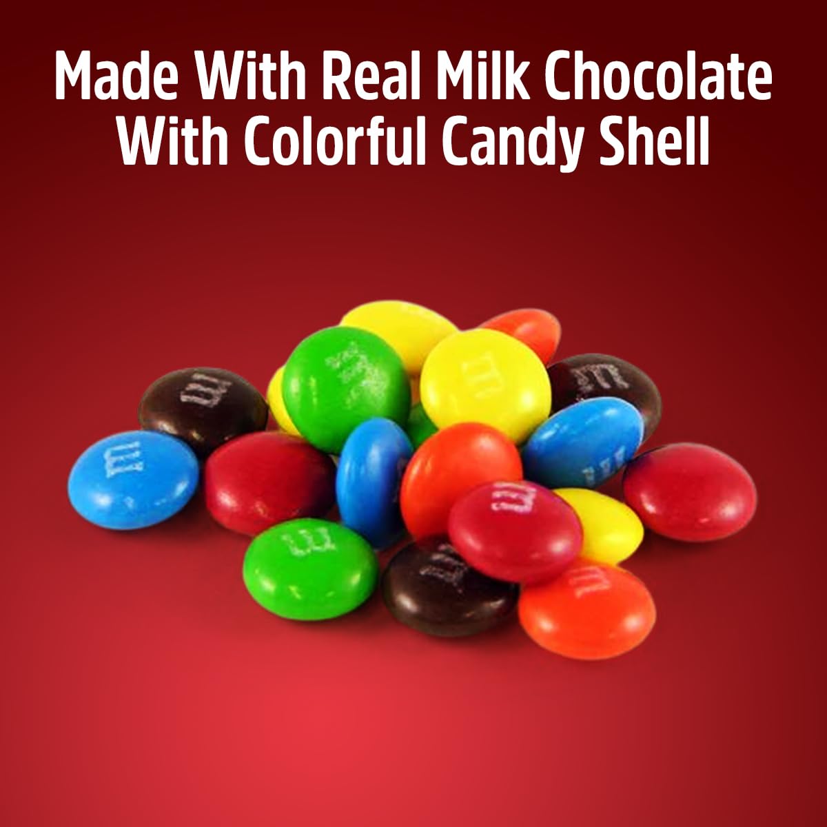 M&M Milk Chocolate Bundle - Chocolate Candy Bulk Pack of 2 Pounds  70 CT M&M Fun Mix of Chocolate  - Candy Bulk