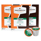 Fresh Roasted Coffee K-Cup Compatible Organic Ethiopian Sidamo 72 Pods Fair Trade Kosher Coffee