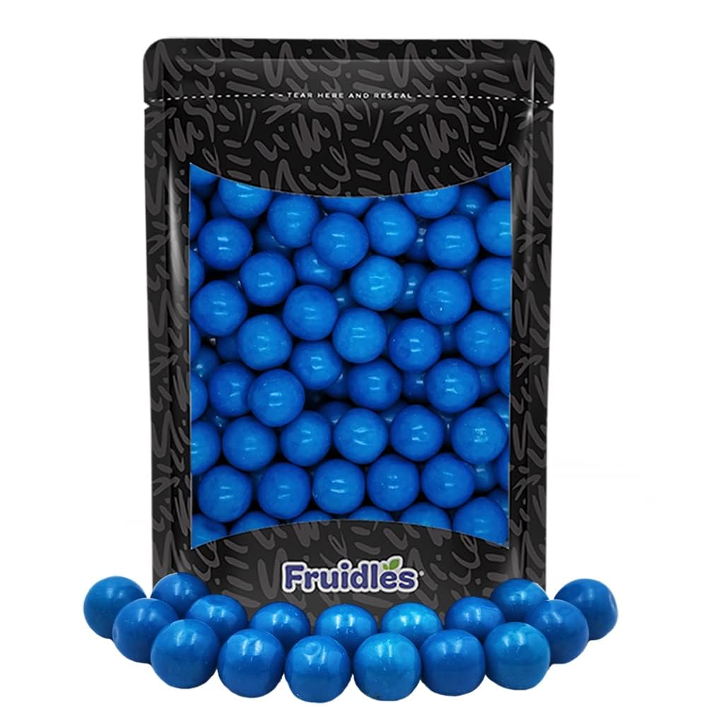 Fruidles Blueberry Smoothie Chewing Gum Balls, 1 Pound, Purple, Kosher Certified