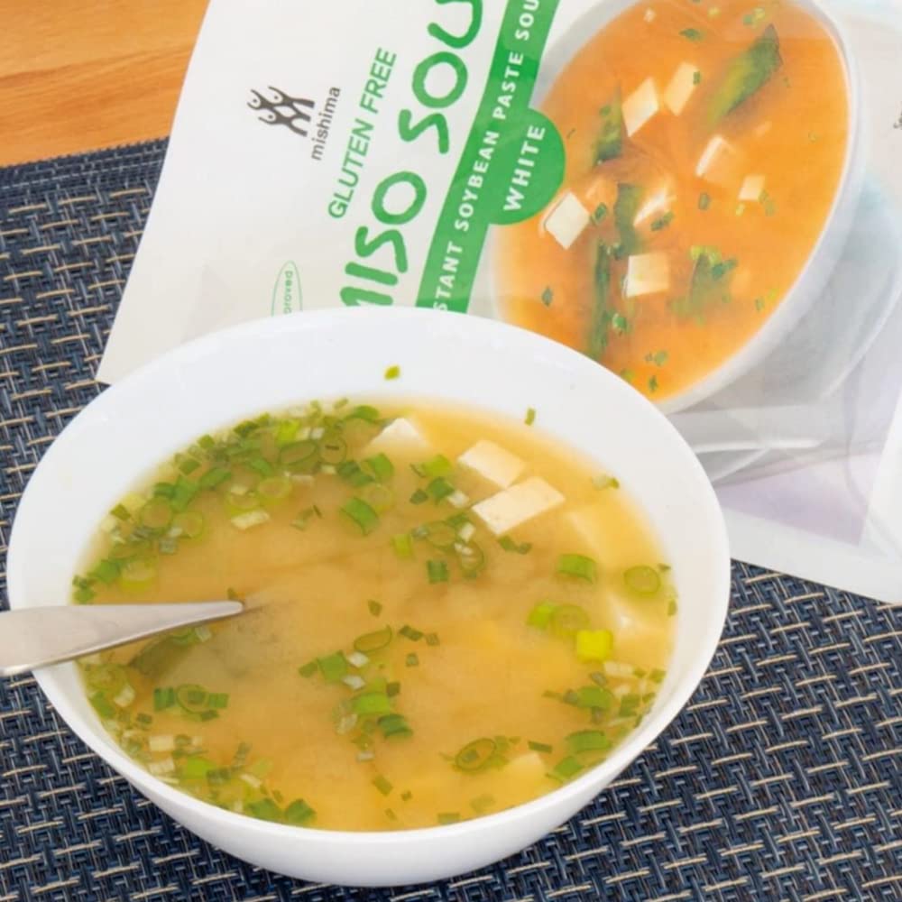 Mishima Instant Soup Mix, White Miso, 1.05-Ounce Packets (Pack Of 12)