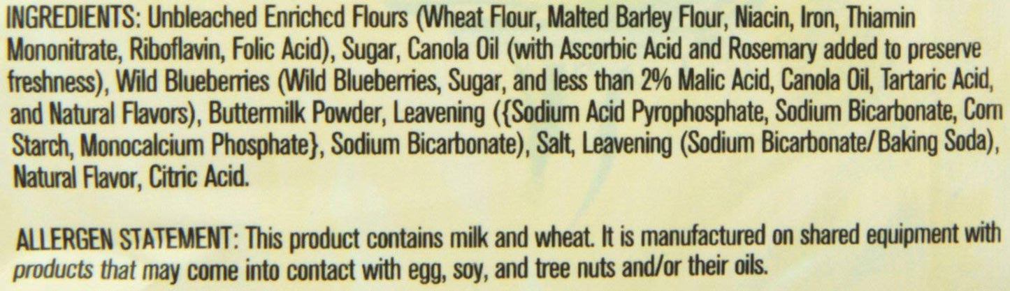 Sticky Fingers Bakeries Bulk Scone Mix: Just Add Water Scone Mixes (Wild Blueberry), 15.0 Ounce (Pack Of 6)