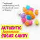 Konpeito  Japanese Star Candy  Assorted Colors & Flavors  Made in Japan  3.5 oz (100g)
