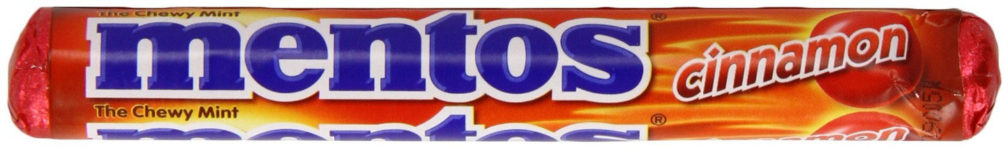 Mentos Cinnamon Candy, 1.32-Ounce Rolls (Pack Of 30)