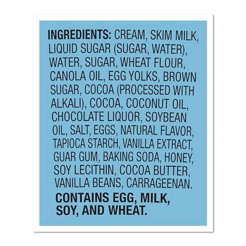 Ben & Jerrys Milk & Cookies Vanilla Ice Cream Pint Non-GMO 16 oz