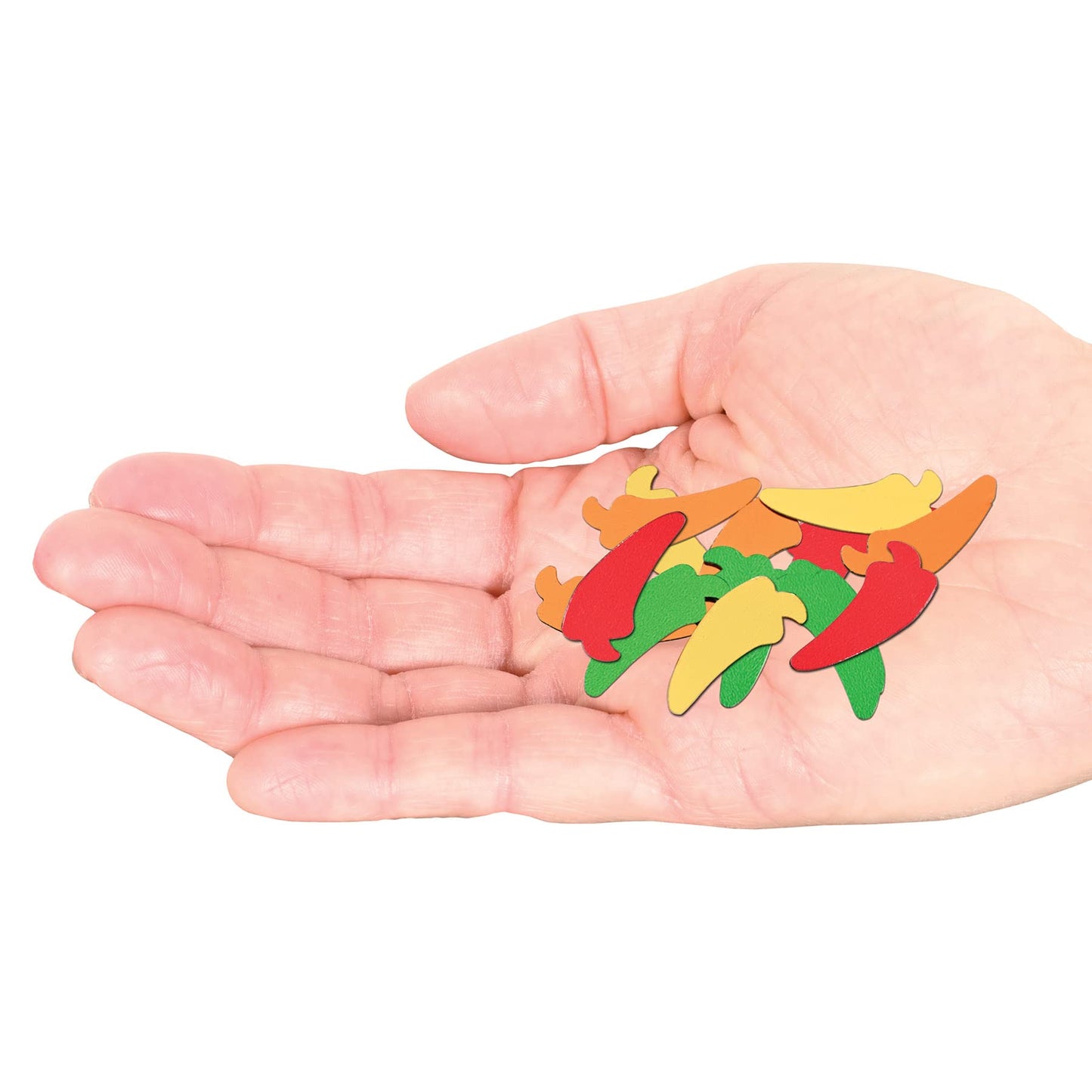 Fanci-Fetti Chili Peppers (Gd/G/O/R) Party Accessory  (1 Count) (1 Oz/Pkg)