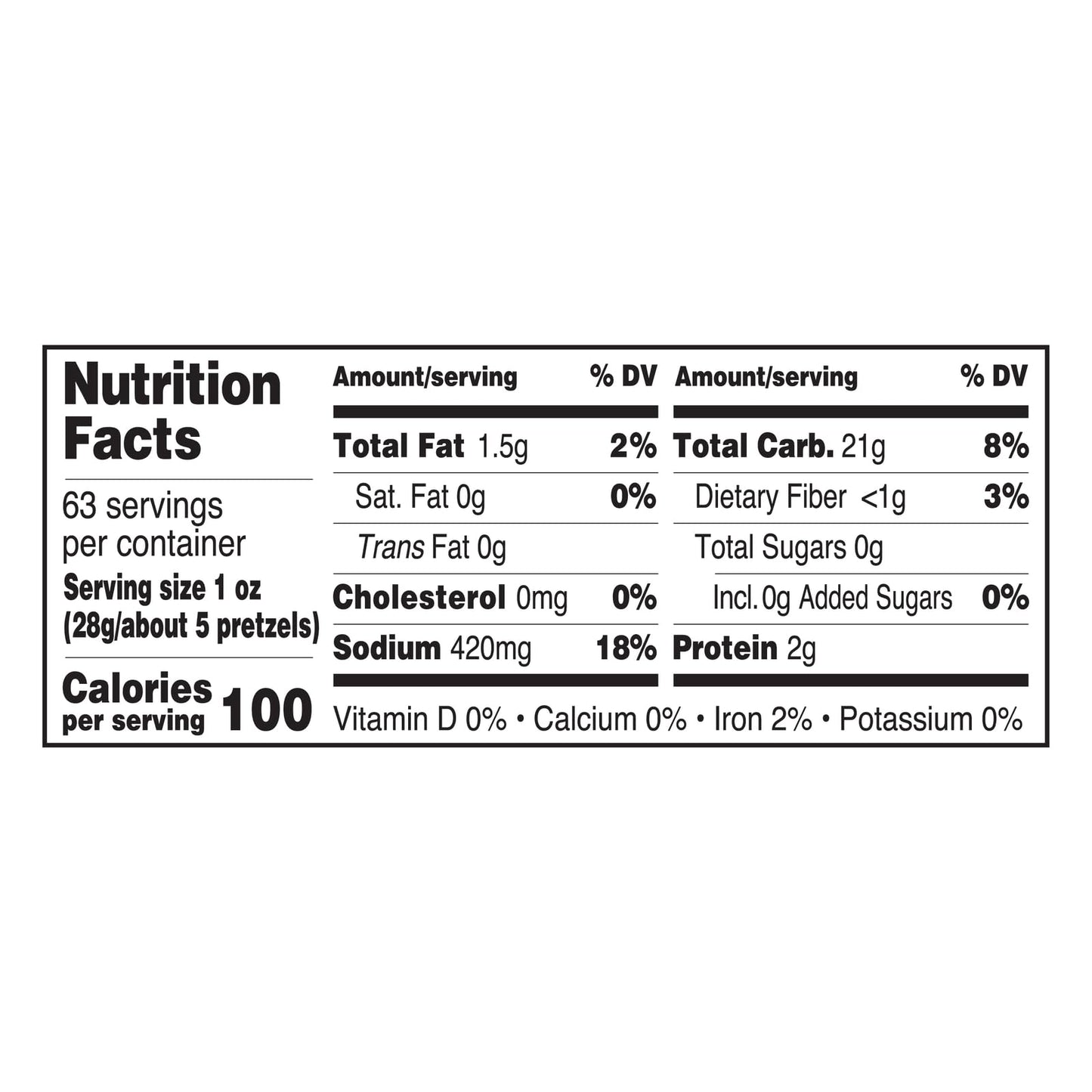 Utz Sourdough Specials Pretzels, Original, 63 oz Resealable Barrel, Zero Cholesterol Classic Snack