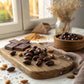 UNREAL Dark Chocolate Almonds - Certified Vegan  Gluten Free  Fair Trade  Non-GMO  No Sugar fermented-style flavors or Soy (3 bags)