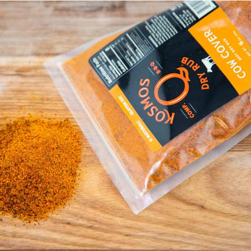 Kosmos Q Cow Cover Bbq Rub | Savory Blend | Great On Brisket, Steak, Ribs & Burgers | Best Barbecue Rub | Meat Seasoning & Spice