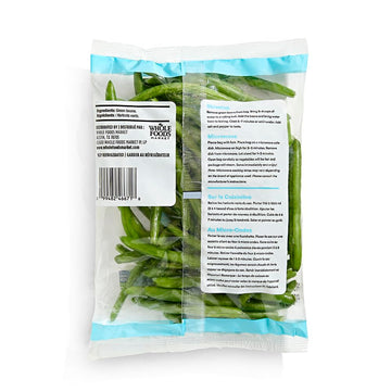 365 Everyday Value, Trimmed Green Beans, 12 oz bag