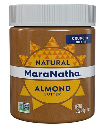Maranatha No Stir Crunchy Almond Butter 12 Oz Jar