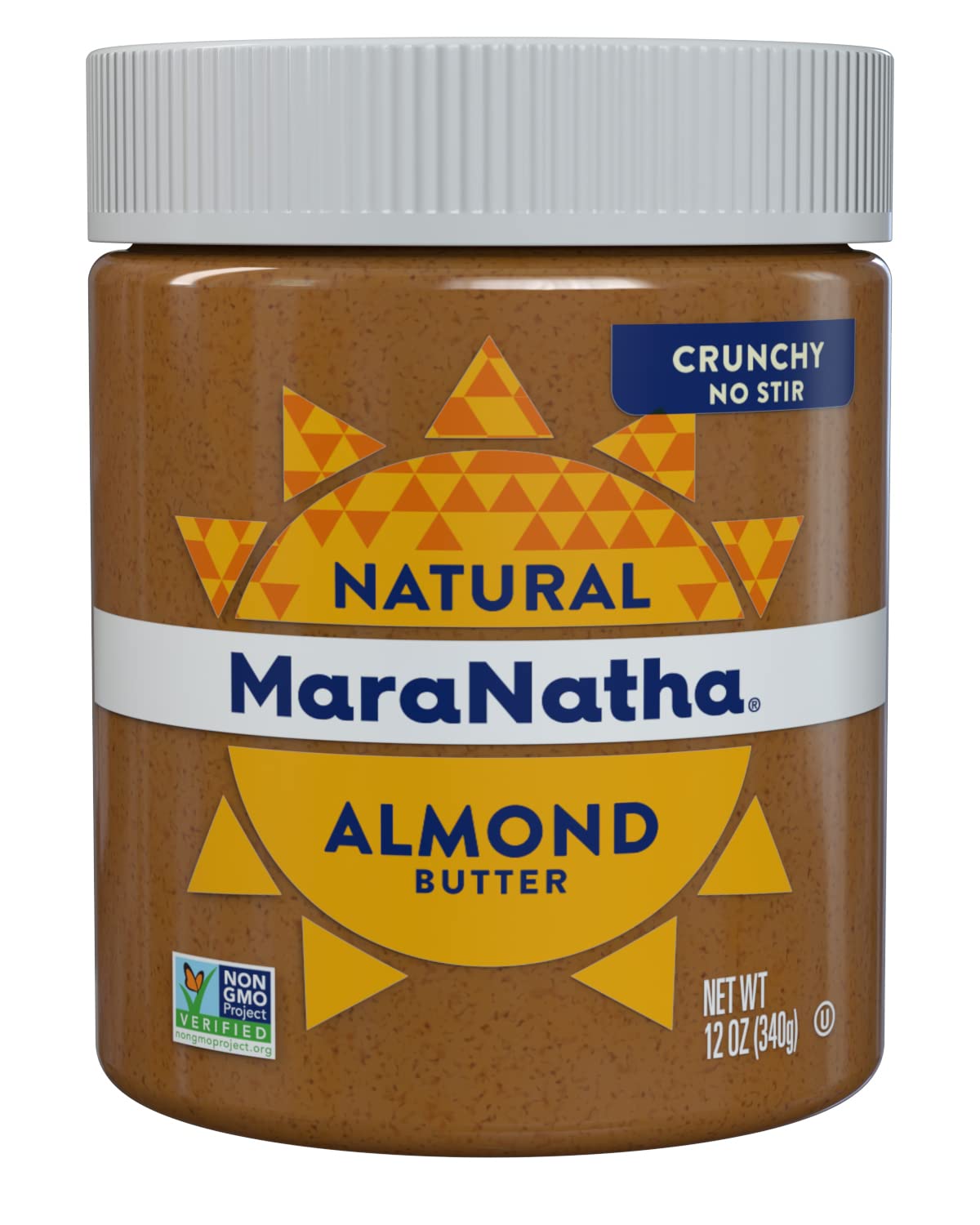 Maranatha No Stir Crunchy Almond Butter 12 Oz Jar