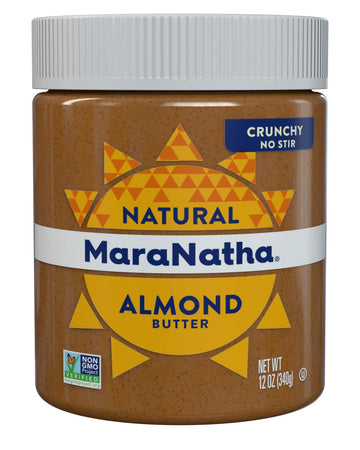 Maranatha No Stir Crunchy Almond Butter 12 Oz Jar
