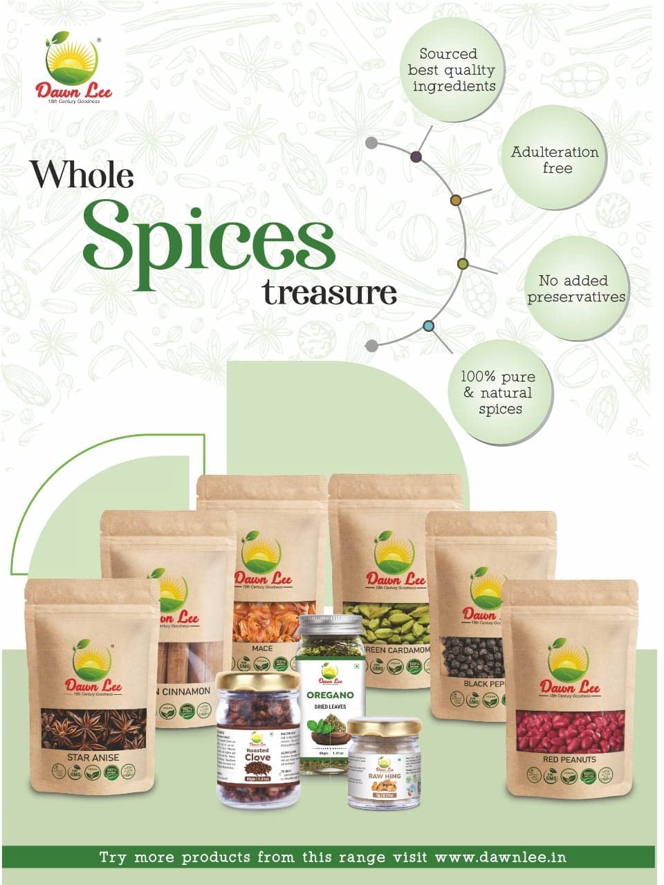 Dawn Lee Stone Flower Spices 25G/.88Oz - Indian Stone Flower- Dagad Phool- Kalpasi- Pathar Phool- Chhabila- Kalpasi Spice- Permalia Perlata- Rock Flower Stone- Patthar Ke Phool- Indian Masala- Pure Fragrant Spice For Cooking