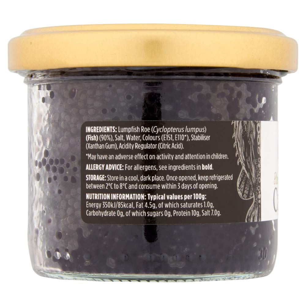 Elsinore Black Lumpfish Cavier 100G