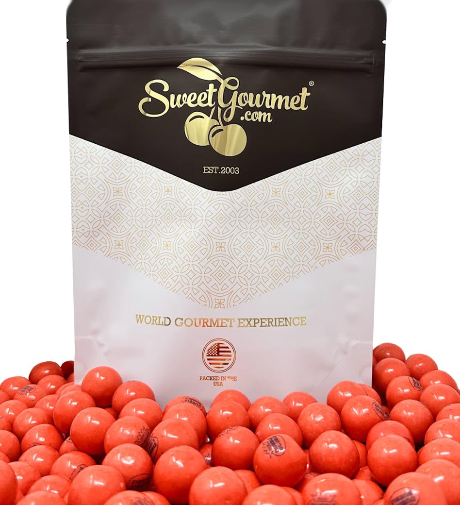 Original 1928 Bubble Gum Classic Pink Gumballs  1'' Gum Balls  1.5 Pounds