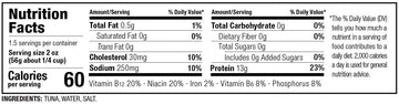 Gefen Chunk Light Tuna Pouch 3Oz (6 Pack), Low Fat, Easy To Open, Kosher For Passover