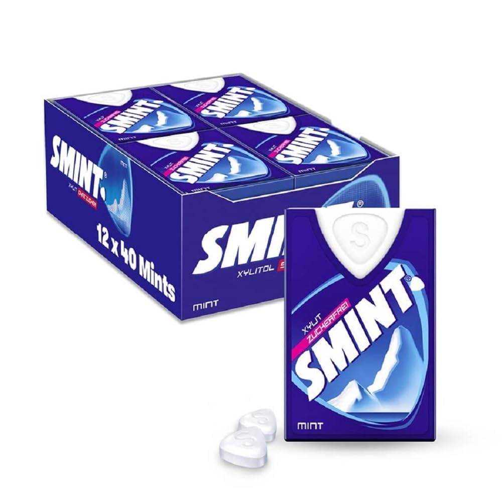 Smint Dental Mint Flavour Sugar Free with Xylitol 8g. (12 Matches Box)