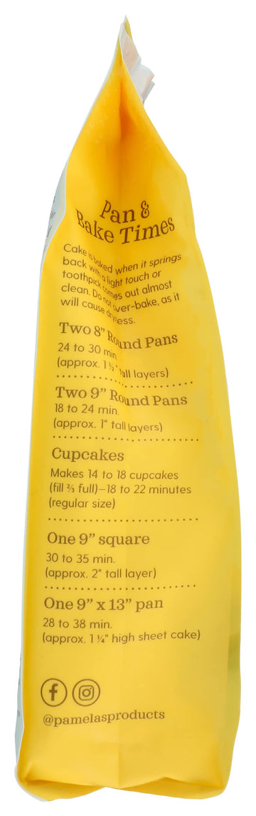 Pamelas Classic Vanilla Cake Mix, 21 oz