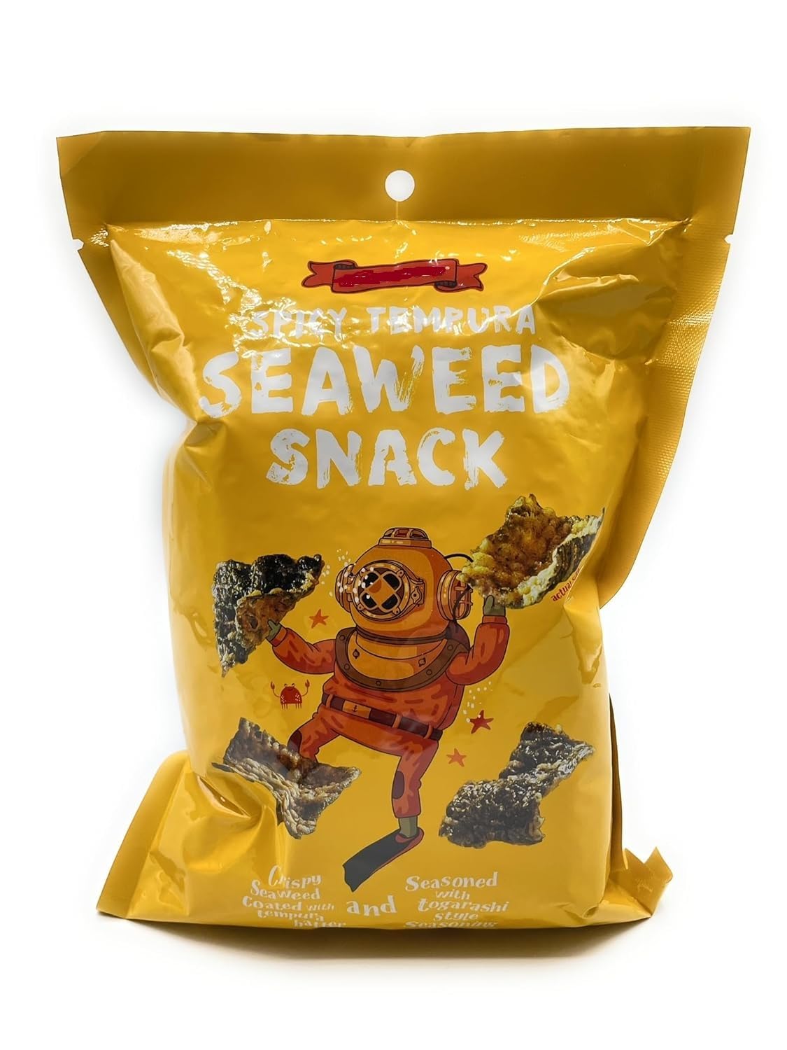 Generic Spicy Tempura Seaweed Snack by Trader Joes 2.1 oz (60 g) - Pack of 3