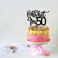 Black Flash Oh Shit I'M 50 Cake Topper, Happy 50Th Birthday/Cheers To 50 Years/Sweet 50, Funny 50Th Birthday Party Decorations S