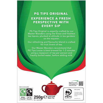 Pg Tips Tea - Loose Leaf - 250G - 8.8Oz