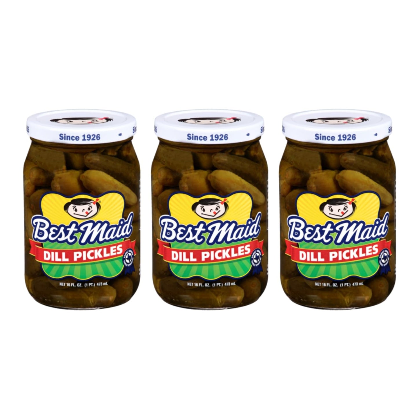 Best Maid Pickles - 9-Item Assortment of Dill, Sweet, Bread & Butter, Okra, and Specialty Pickles - 3 or 6 Packs (3 Pack, Whole 