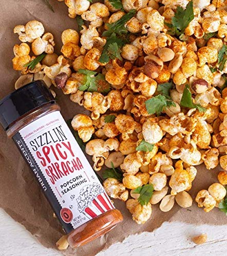 Gourmet Popcorn Seasoning Variety Pack, All Natural (6 Flavors) - Dill Pickle, White Cheddar, Kettle Corn, Caramel, Sriracha, Cr