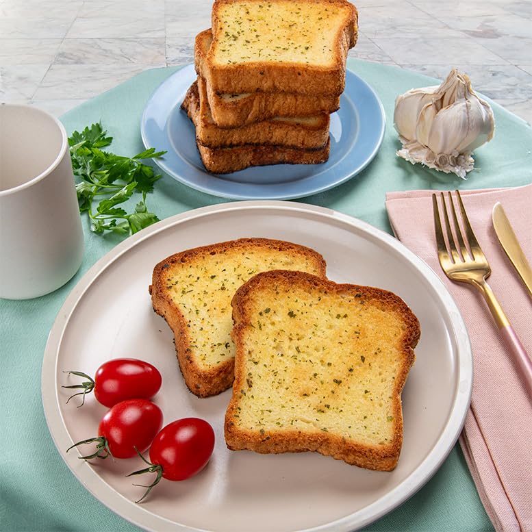 Katz Gluten Free Texas Toast, Fluffy Garlic Bread. Free of Dairy, Tree Nut, Peanut, and Soy. Kosher. 7.8oz (6pk)