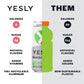 Yesly Functional Water, Kiwi Strawberry, Naturally Flavored, 16 Fl Oz Cans, Pack of 12, Zero Sugar, No Artificial Sweeteners