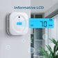 Aegislink Smoke And Carbon Monoxide Detector 10-Year Lifespan With Replaceable Battery, Photoelectric Fire Alarm And Electrochem