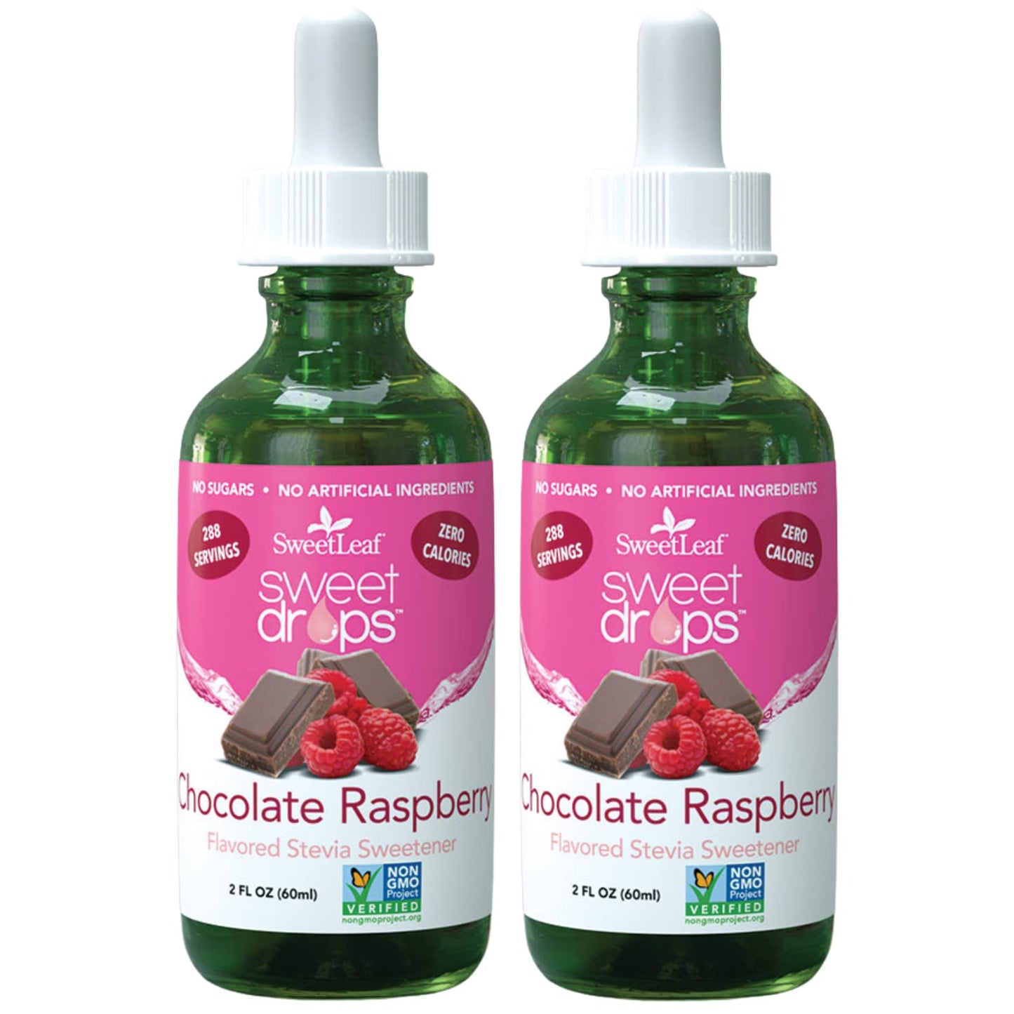 Sweetleaf Stevia Liquid Sweet Drops - Chocolate Raspberry Flavored Drops, Stevia Liquid Sweetener, Zero-Calorie, Sugar-Free Syru