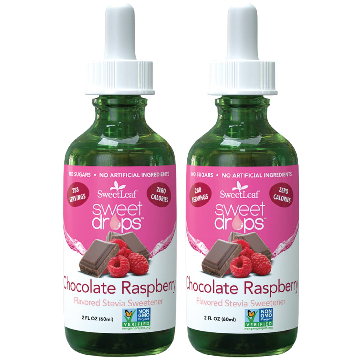Sweetleaf Stevia Liquid Sweet Drops - Chocolate Raspberry Flavored Drops, Stevia Liquid Sweetener, Zero-Calorie, Sugar-Free Syru