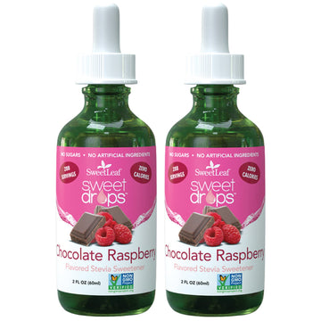 Sweetleaf Stevia Liquid Sweet Drops - Chocolate Raspberry Flavored Drops, Stevia Liquid Sweetener, Zero-Calorie, Sugar-Free Syru