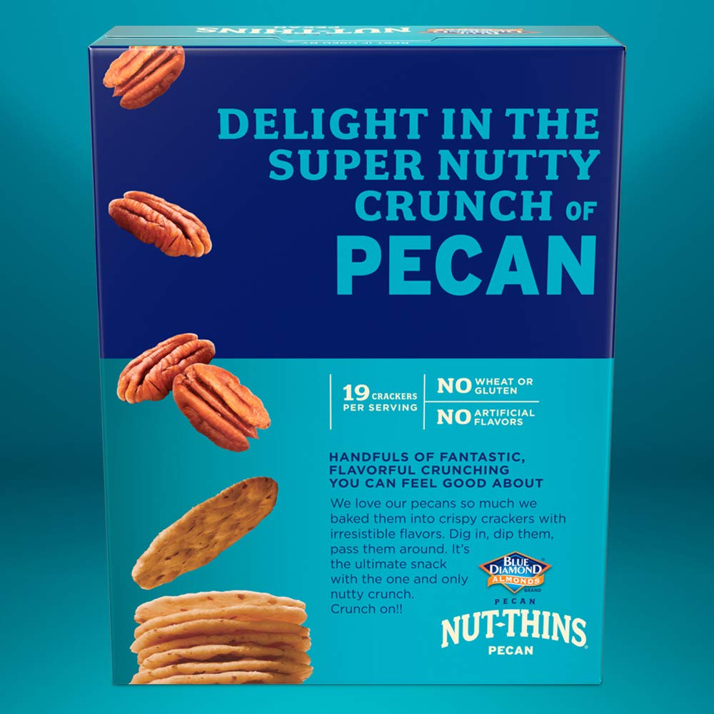 Blue Diamond Pecan Thins Cracker Crisps, 425 Oz