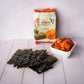 Korean Crispy Seaweed Snacks, Kimchi Spicy Flavor - 12 Individual Sheets Roasted Nori, Vegan, Gluten-Free, 100% Natural Laver
