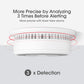 X-Sense 10-Year Battery Combination Smoke Carbon Monoxide Alarm Detector With Large Lcd Display, Standalone Model, 5-Pack