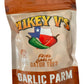 Mikey Vs Garlic Parmesan Gator Toes, Deep Fried Garlic Snacks, 3.9 oz.