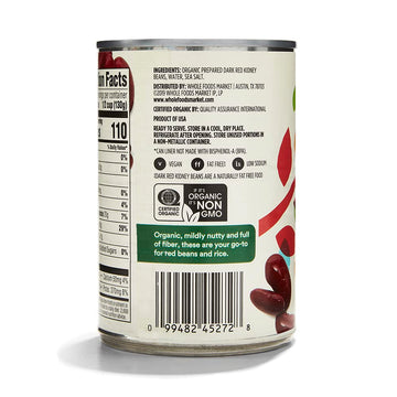 365 by Whole Foods Market, Organic Dark Red Kidney Beans, 15.5 Ounce