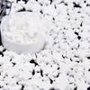 EPHVODI White Star Sprinkles Edible Stars for Cake Decorating White Sprinkles Large Small Stars for Cake, Cupcake, Cookies, Ice 
